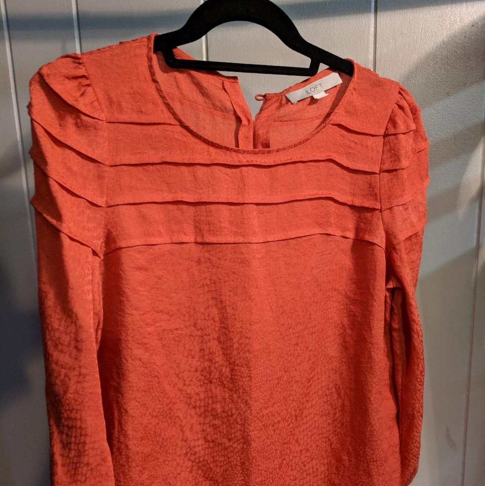 Rust colored blouse
